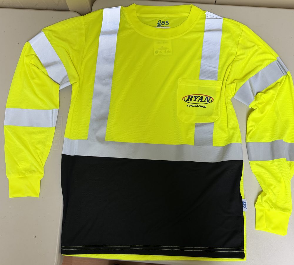 Long sleeve safety shirt